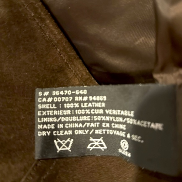 NEW SPECIAL $58 TRIBAL Size 12 Women’s Dark Chocolate Brown Suede Jacket - Picture 10 of 11